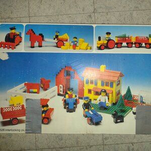 Vintage Lego Set in original box with original lego jointed people